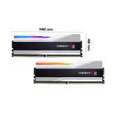 RAM DESKTOP GSKILL TRIDENT Z5 RGB SLIVER (F5-5600J4040C16GX2-TZ5RS) 32G (2X16B) DDR5 5600MHZ