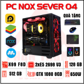 PC NOX DUAL XEON E5 2698 V3 | Ram 128GB | Ổ512GB | GTX 1080 8GB